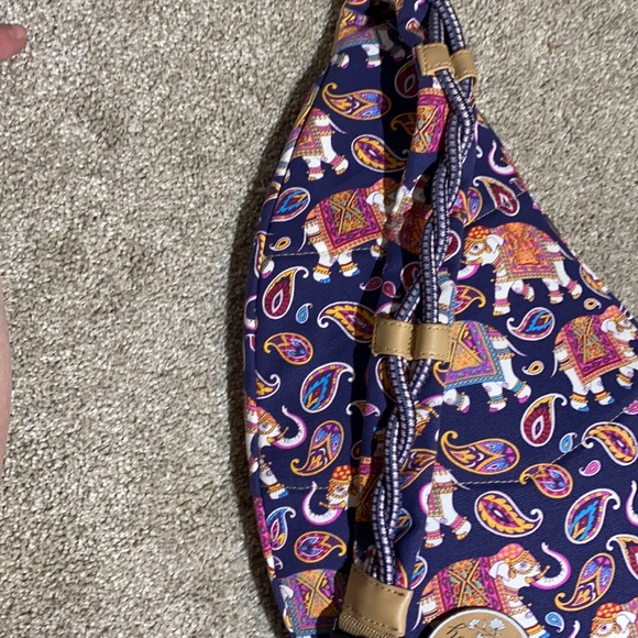 One shoulder Backpack carryall elephant print - Picture 2 of 14